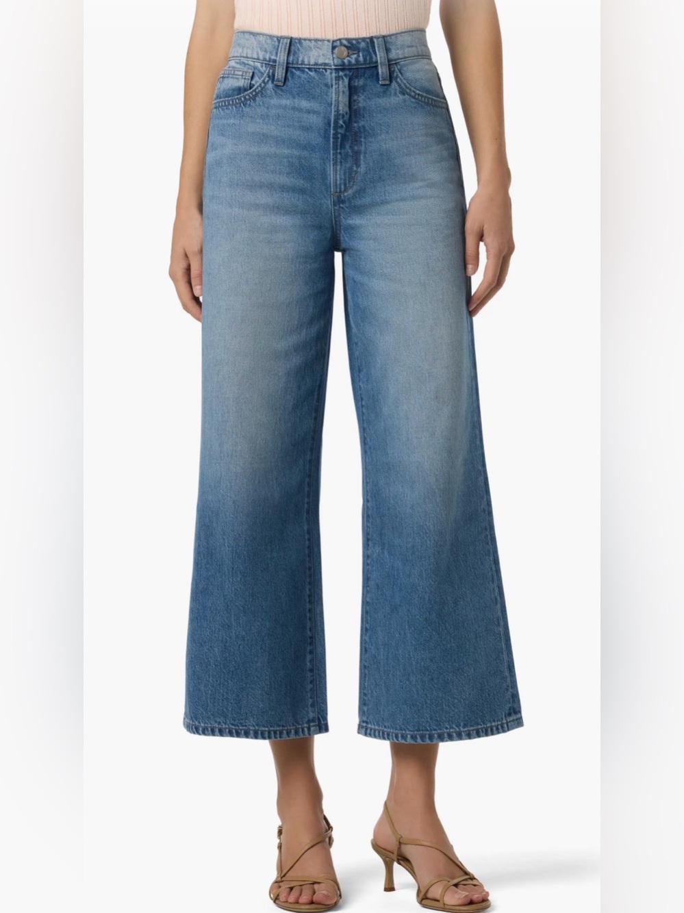 NWT Joe’s High Waist Wide Leg Crop Jeans